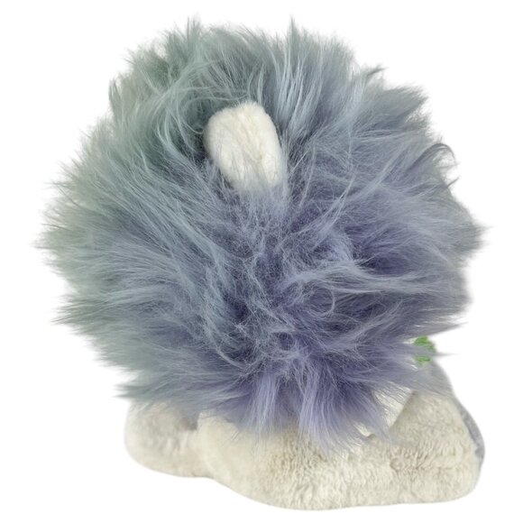 Vintage White Dakin Plush Frou Frou 1982 Purple Blue Hair Nature Babies Flower - Picture 3 of 8